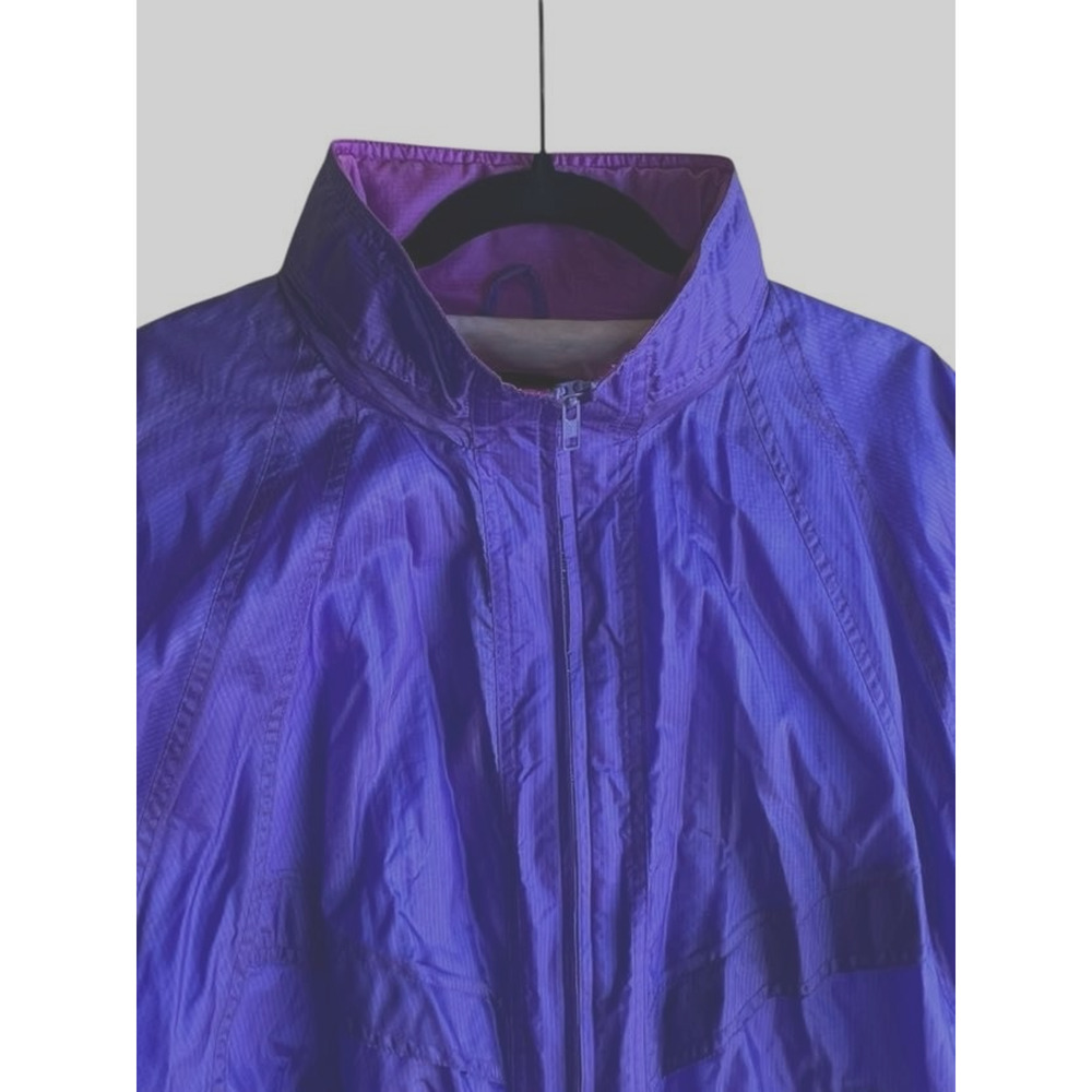 Pacific Trail Women's Windbreaker Jacket Full Zip 100% Nylon Purple Size Large - Picture 9 of 10